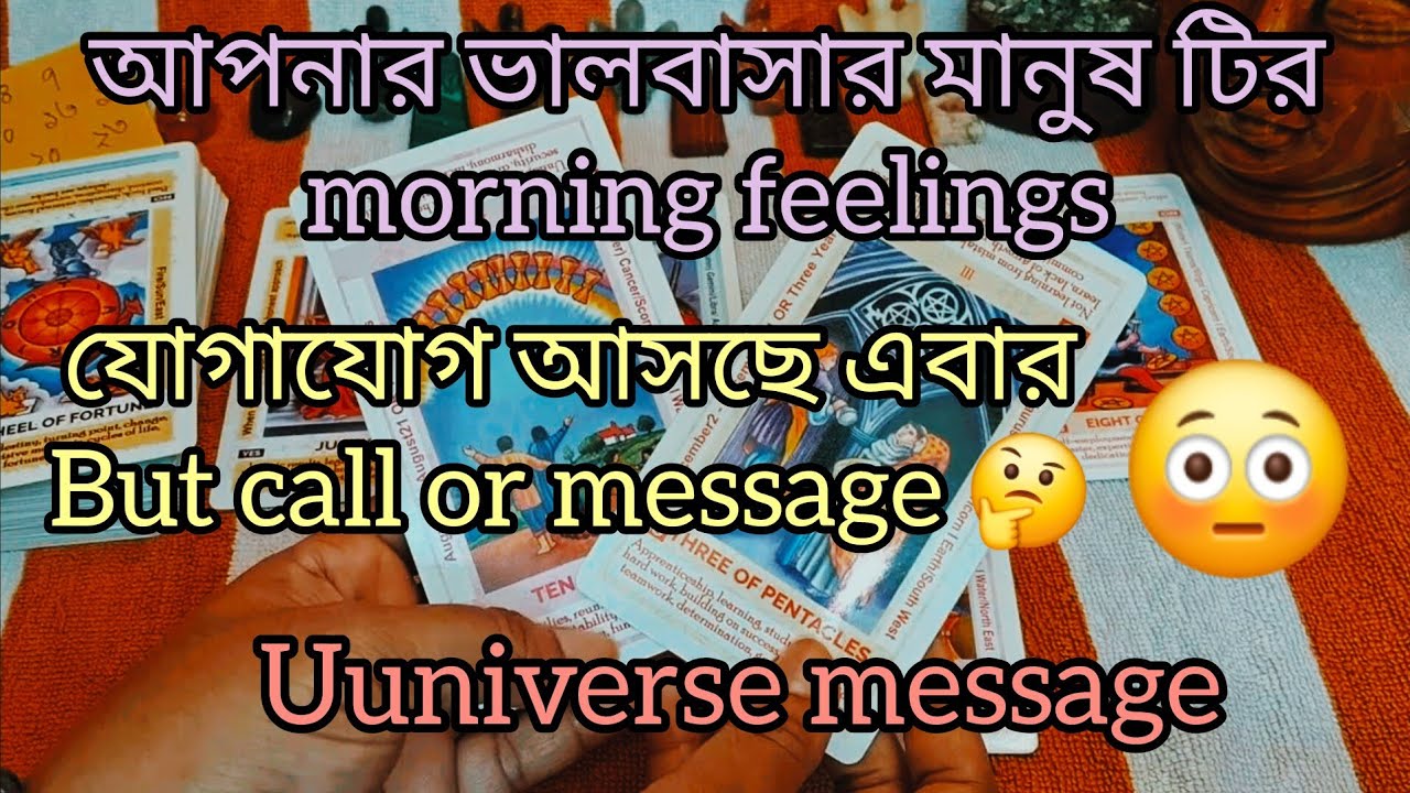 20 June আপনার ভালবাসার মানুষ টির morning feelings #tarot #feelingstarot #lovetarot #viralvideo