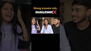 wrong answers only challenge🤣#trending #shorts #goviral #comedy #challenge#wronganswersonlychallenge