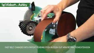 Abbott & Ashby 915 X 50mm Linishing Attachment For Bench Grinder Belt Disc AA362