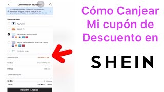 Cómo utilizar mis CUPONES  DE  DESCUENTO de SHEIN 😉🥳😍 y AHORRAR más DINERO 💵