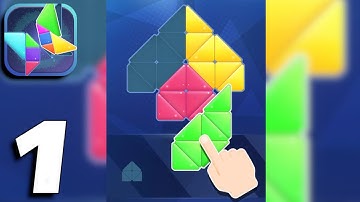 Blocksss - Gameplay Part 1 Equilateral Levels 1-25 (Android, iOS)