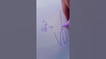 soni name signature