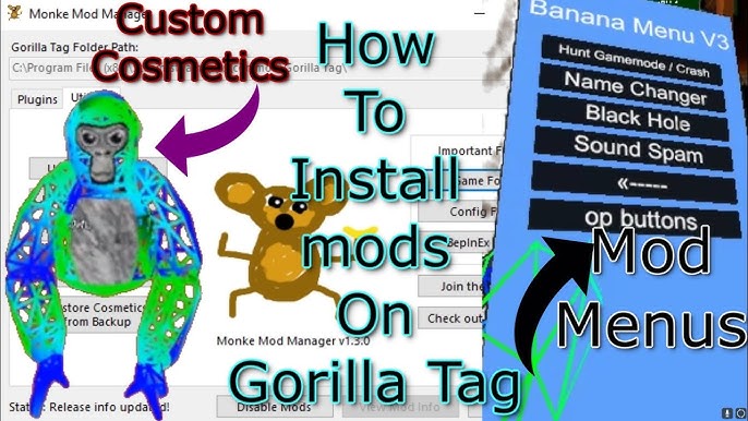 bobbievr@brainworms.io on X: thinkin' bout modding gorilla tag