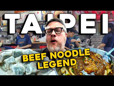Taiwan's Basement BEEF NOODLE Legend!