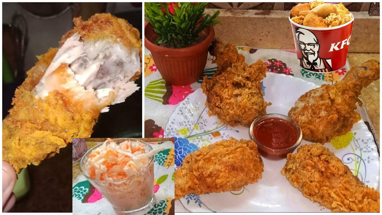 خلطة دجاج كنتاكى السرية المقرمشة التسويه على البخار  طعمها يجنننن وكول سلو كنتاكى تستهل التجربه😋⁦