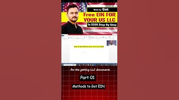 How to Get a Free EIN for Your US LLC in 2025 | Step-by-Step Guide | Part 01
