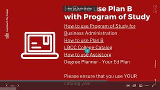 Using Plan B for Business Administration to transfer to California State University Long Beach.