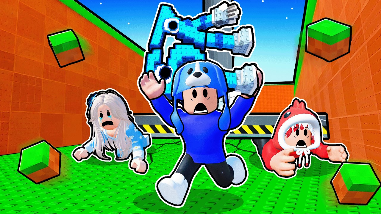 ROBLOX ESCAPE GETTING CRUSH FOR BRAINROTS!