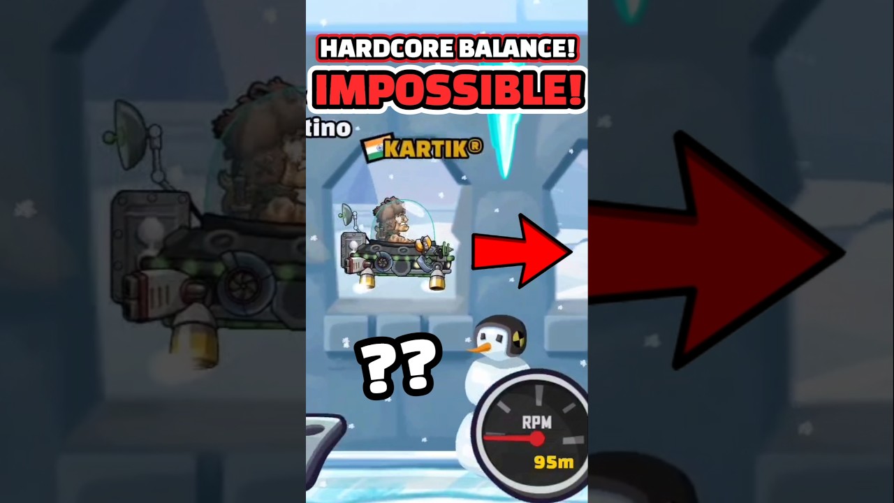 MOONLANDER HARDCORE BALANCE 😬🗿 IMPOSSIBLE MAP!! 👀 HCR2 