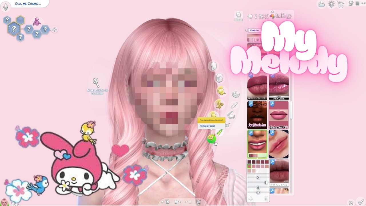 criando a my melody no the sims 4 💕🍥🍡⠀⠀ ⠀⠀ ⠀⠀ ⠀⠀ ⠀⠀ ⠀⠀ ⠀