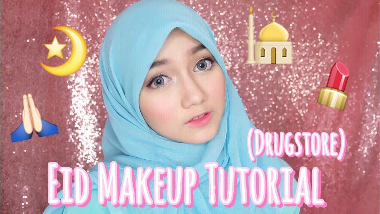 DRUGSTORE EID MAKEUP TUTORIAL FOR BEGINNER Makeup Lebaran YouTube