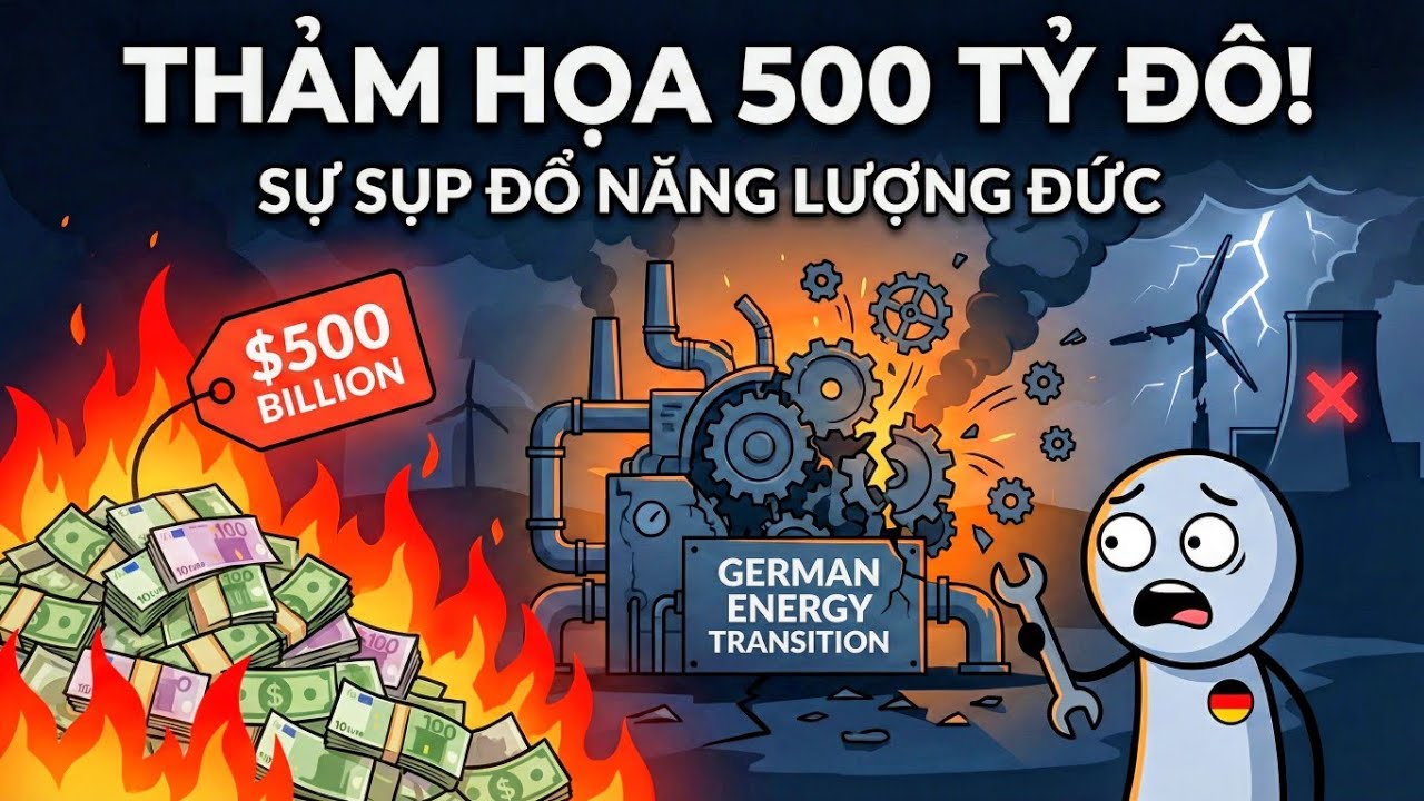 Chấn Động: 500 Tỷ Đô La Bay Hơi - Kinh Tế Đức Đứng Trước Bờ Vực Sụp Đổ! | 1% Kinh Tế 