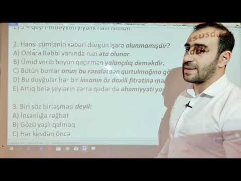 Video: Terapiyaya Hazırlıq Olaraq Qiymətləndirmə Seansı