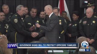 Bill protects families of fallen officers