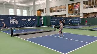 Senior pro singles match , PPA. Chad Flynn vs Michael Derrick. February 26, 2023