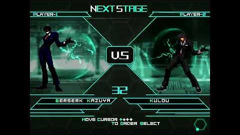 [THE POWER OF BURGER KING] KOF Random Flash Berserk Kazuya [real play] vs Kulou Team