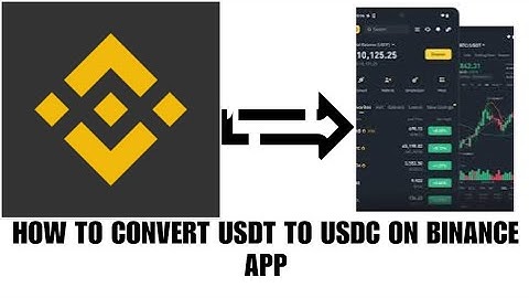 How to convert USDT to USDC on binance app