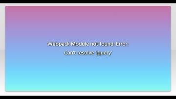 Webpack Module not found: Error: Can