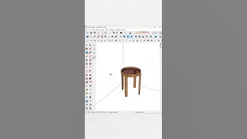 Small Coloured Glass and Wood Coffee Table Design #sketchup #3ddesign #interiordesign #sketchup_core