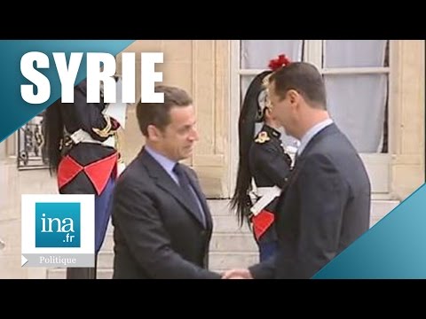 Bashar al-Assad received at the Élysée by Nicolas Sarkozy | INA Archive