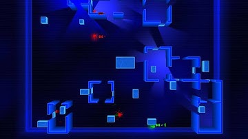 Frozen Synapse: Player 1 (green) vs AI (red) - Extermination