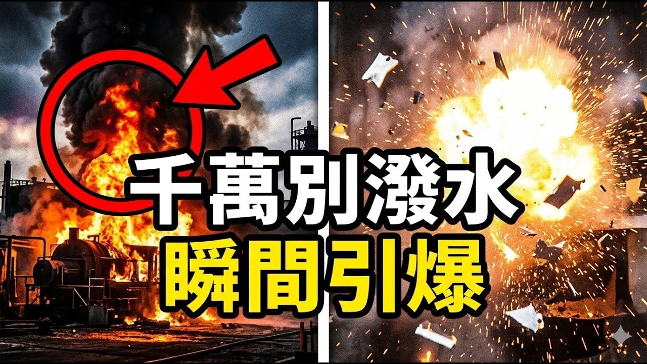 千萬別用水滅火！當水遇到這些「剋星」，竟瞬間變成致命炸藥？