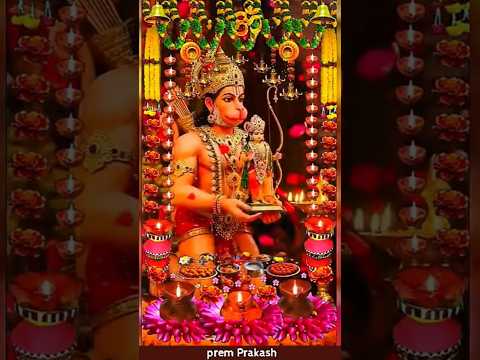 Jay Hanuman 🙏🌹🎉 Jay Pawan Putra Hanuman Ji ki aarti 🙏  sab ka bigade hue kam banaa  dena i#shorts