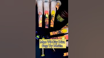 Mẹo vẽ cây dừa nhìn vậy chứ thật sự không hề khó🤩🔥