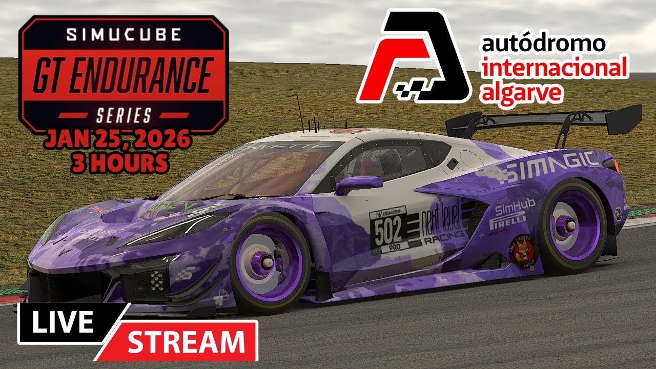 iRacing GT Endurance Series | 3 Hours of Algarve | Corvette Z06 GT3.R | LIVE