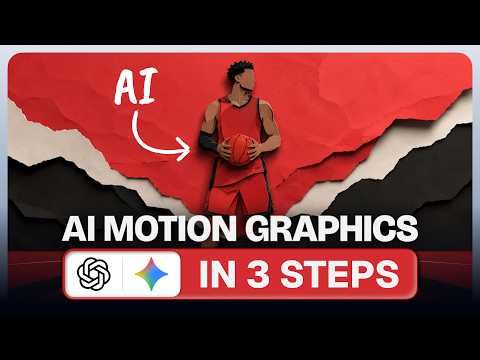 How to Create Motion Graphics with AI in 3 Steps!