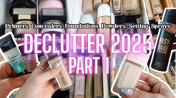 MAKE-UP COLLECTIE & DECLUTTER 2025 / Primers, setting sprays, concealers, foundations, alle poeders