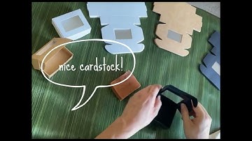 Assembling a Paper Window Soap Box from Packaging Styles Soap Packaging Ideas