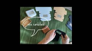 Assembling a Paper Window Soap Box from Packaging Styles Soap Packaging Ideas