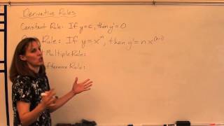 Price AP Calculus AB 2-2a part 1 - Derivative Rules and Shortcuts