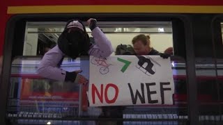 Climate activists protest in Davos ahead of World Economic Forum