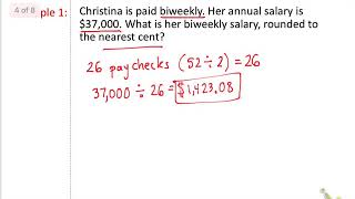Pay Period and Hourly Rates-Notes