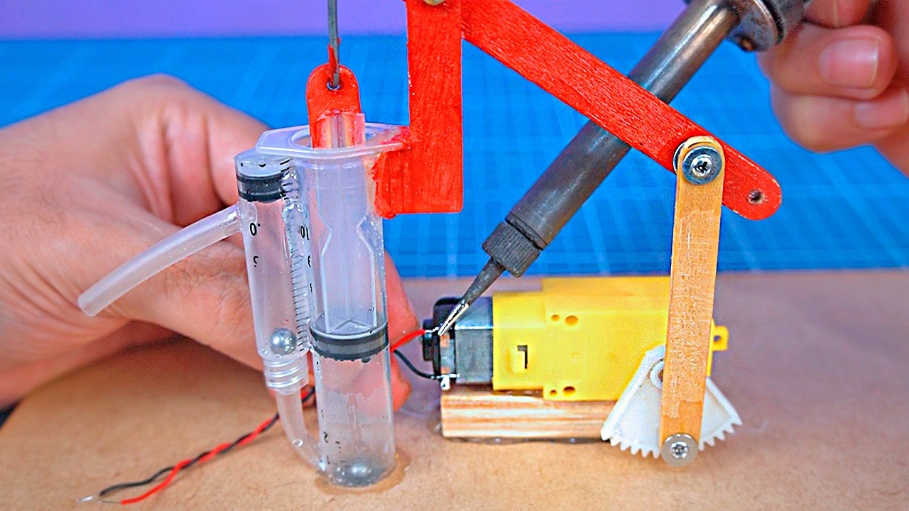 Make a Amazing DIY Water Pump Model with Recycled Materials | Science  Projects