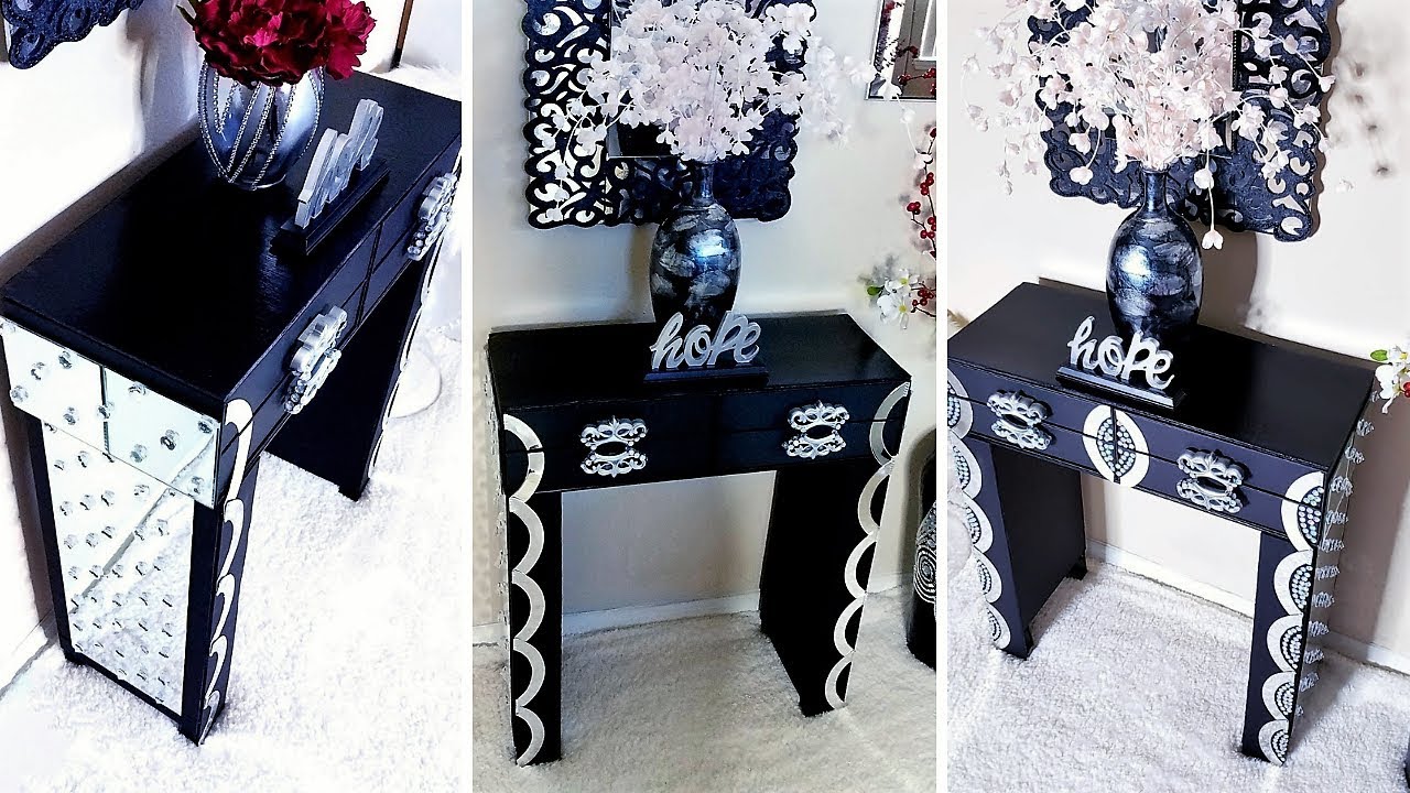 Diy Table From Dollar Tree Organizers Inexpensive Home Decor