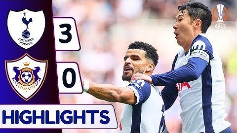 tottenham vs qarabag FK 3 0  Highlights  UEFA Europa League 2024-25