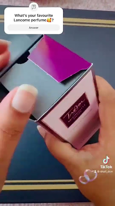 Unboxing #lancôme #perfume #perfumecollection #tresor midnightRose 💜🥰#bestperfumes #aussie🇦🇺