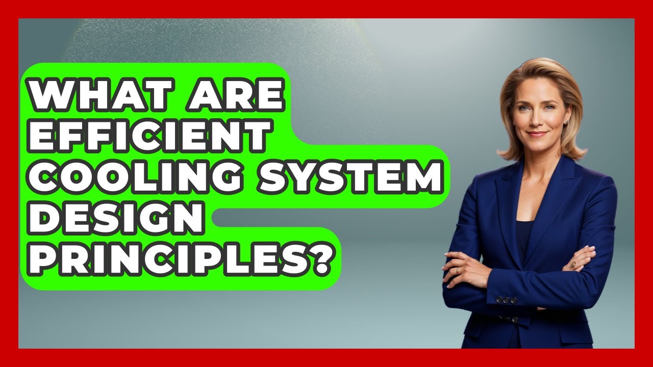 What Are Efficient Cooling System Design Principles? - Mechanical Engineering Explained