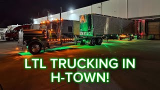 Life Behind The Wheel Of A Semi! | LTL Trucking | Houston Route | Custom Kenworth