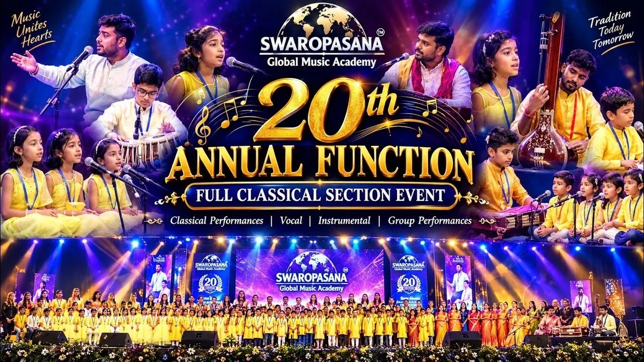 20th Annual Function | Full Classical Section Event | Swaropasana Global Music Academy Pune