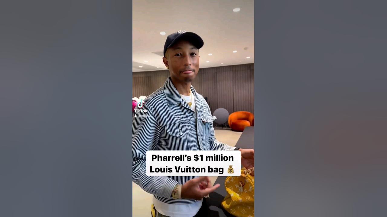 Pharrell shows off the 'Millionaire' Louis Vuitton duffle bag 💰  #pharrelwilliams #shorts #noiretv 