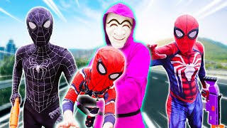 TEAM SPIDER MAN vs NEW BAD HERO || SPECIAL LIVE ACTION STORY - Where Is KID SPIDER MAN??