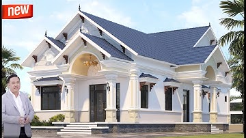 QUÁ KHỦNG mẫu nhà vườn MÁI THÁI siêu đẹp của MAXHOME - 13207V