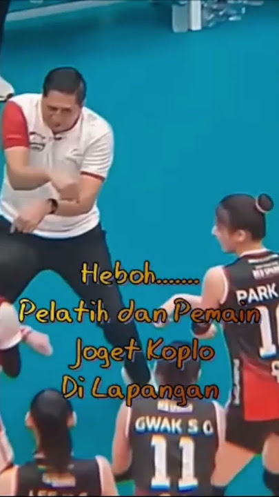 Pelatih dan pemain volly joget koplo#short #trending #viral #jogetkoplo #kalahmateri