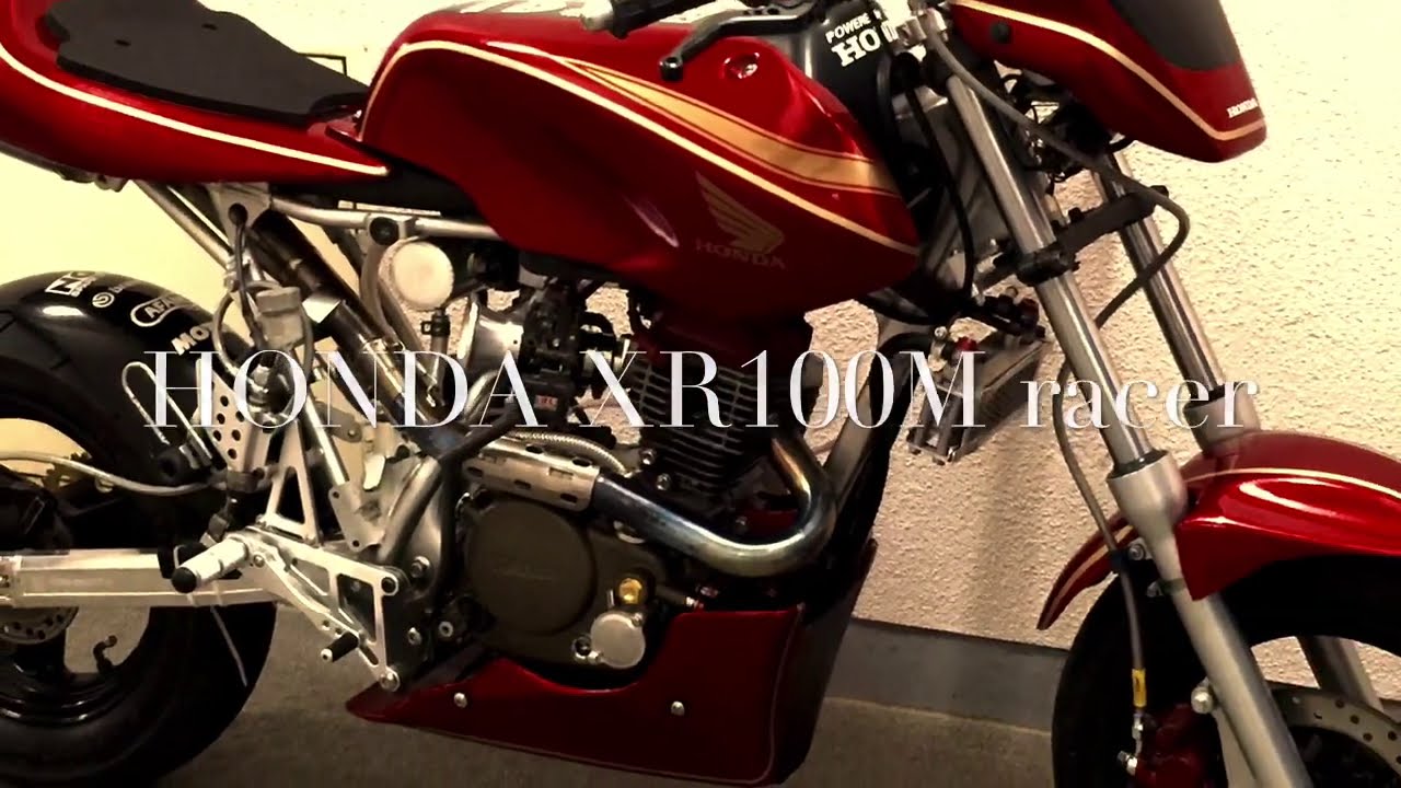 HONDA XR100 motard racer - YouTube