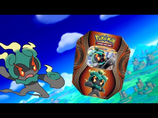 Pokemon Cards - Pokemon Marshadow GX Tin Opening