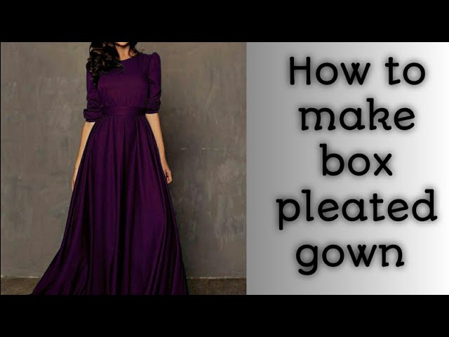 Box Pleated Dress | Fashion design dress, Indian fashion dresses, Fashion  dresses